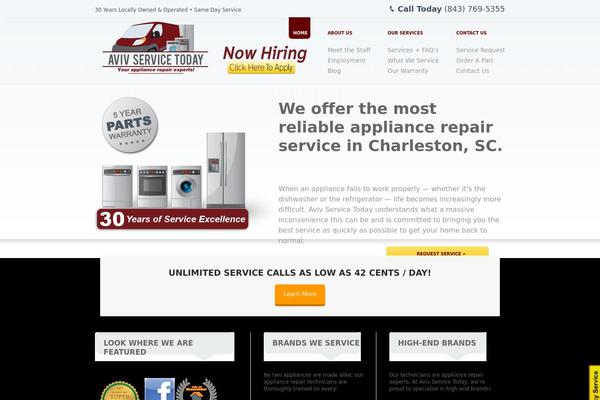 avivservicetoday.com site used Aviv