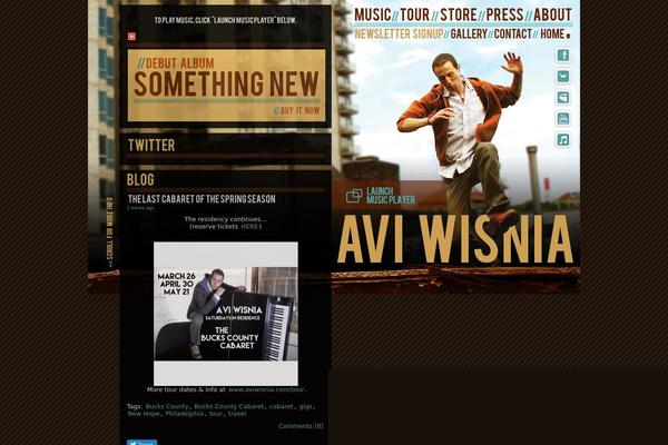 aviwisnia.com site used Music