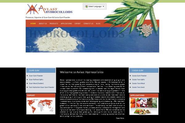 avlasthydrocolloids.com site used Avlast
