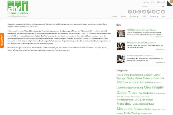 WordPress website example screenshot