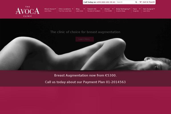 avocaclinic.ie site used Avoca-clinic