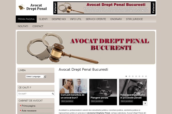 avocat-drept-penal-bucuresti.ro site used Indicate