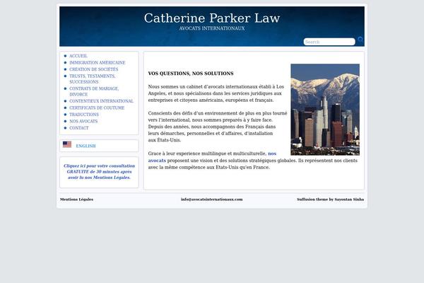 Suffusion theme site design template sample