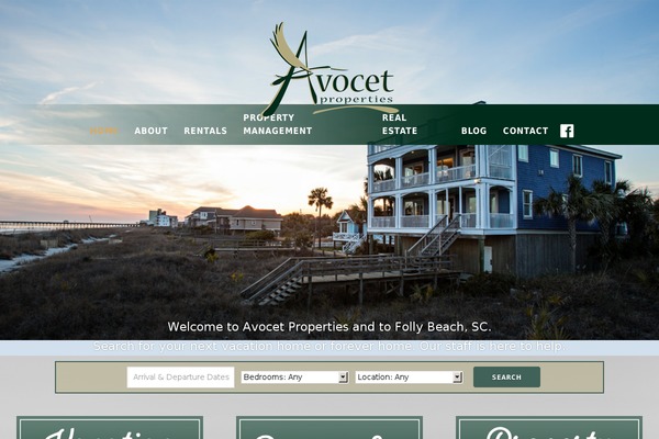 Avocet theme site design template sample