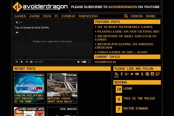 avoiderdragon.com site used Avoider_neo