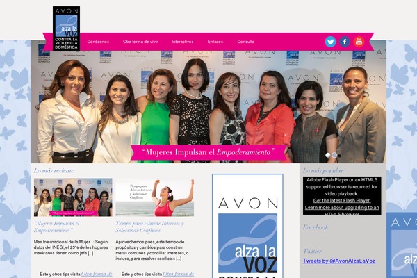 avonalzalavoz.com.mx site used Avon