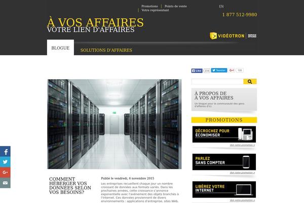 avosaffaires.ca site used Avosaffaires