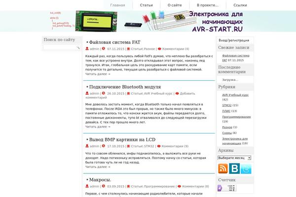 avr-start.ru site used Samopal