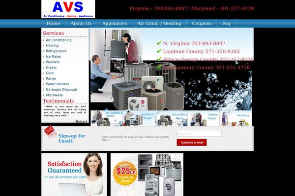 Avs theme site design template sample