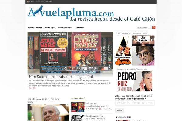 avuelapluma.com site used Biggest News Free