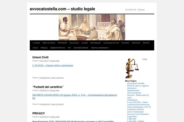 WordPress website example screenshot