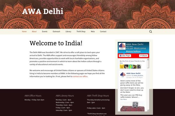 Twenty Thirteen theme site design template sample