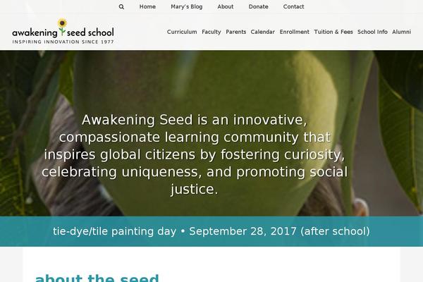 awakeningseedschool.org site used Awakening-seed