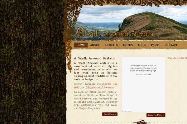 awalkaroundbritain.com site used Walking