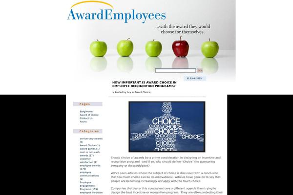 awardforexcellence.ca site used Award