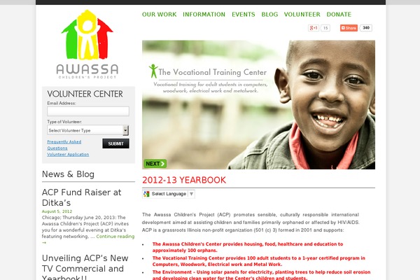 Awassa theme websites examples