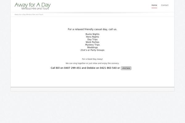 awayforaday.com site used Flexform