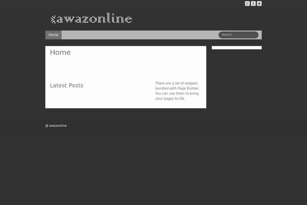 WordPress website example screenshot