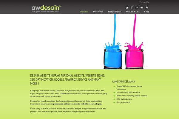 Site using Advanced iFrame plugin