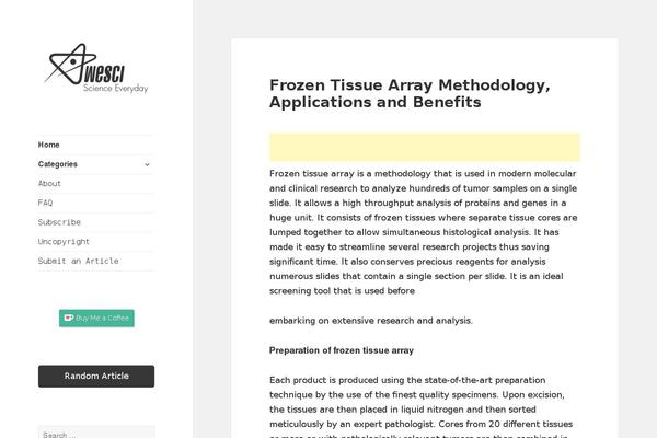 WordPress website example screenshot