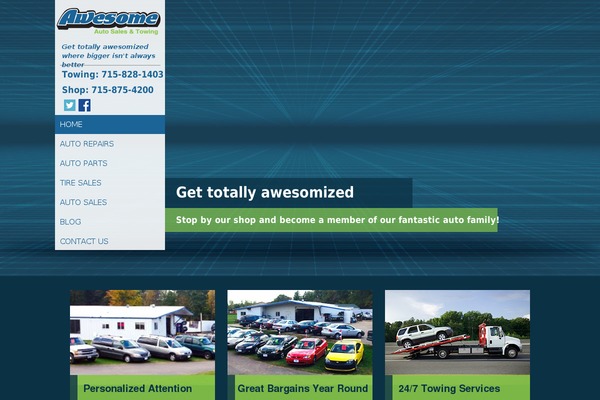 awesomeautosalesntowing.com site used Awesome-auto