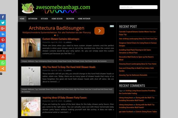 awesomebeanbags.com site used Jirekstudio