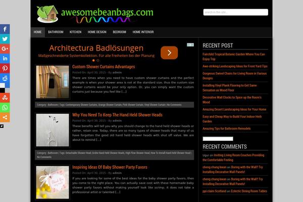 WordPress website example screenshot