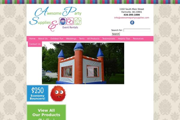 awesomepartysupplies.com site used Awesome