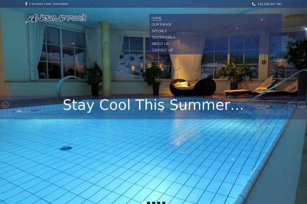 awesomepools.com.au site used Swimmingpooldealer
