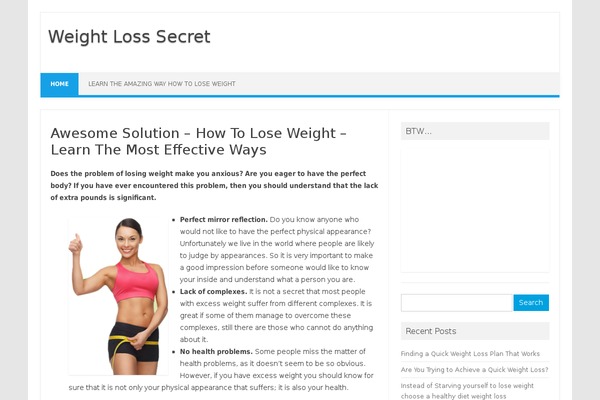 WordPress website example screenshot