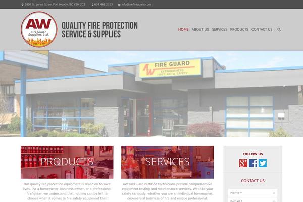 The7 theme site design template sample