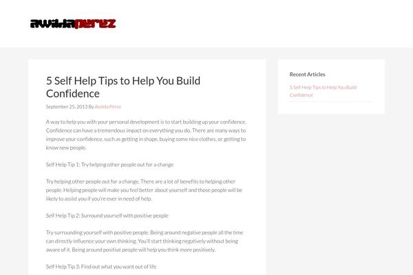 Genesis theme site design template sample