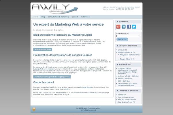 awily.fr site used Awily