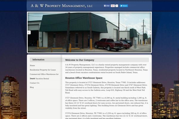 awpropmgmt.com site used Awproperty