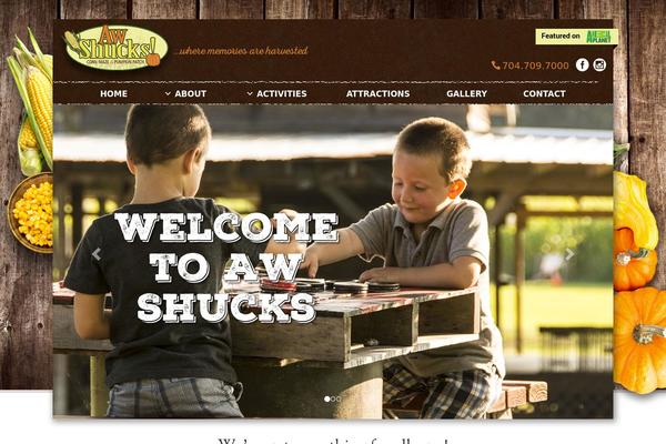 Awshucks-2015 theme websites examples