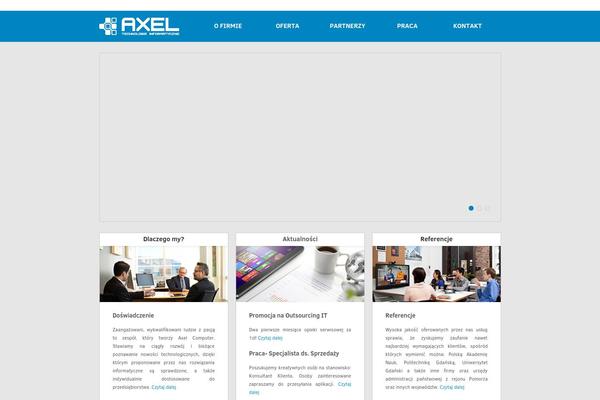 axel.com.pl site used Wpframework