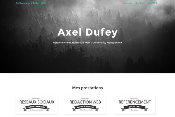 axeldufey.com site used Instantwp