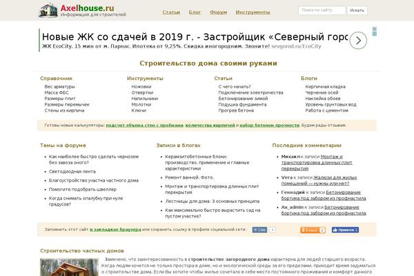 axelhouse.ru site used Axelhouse