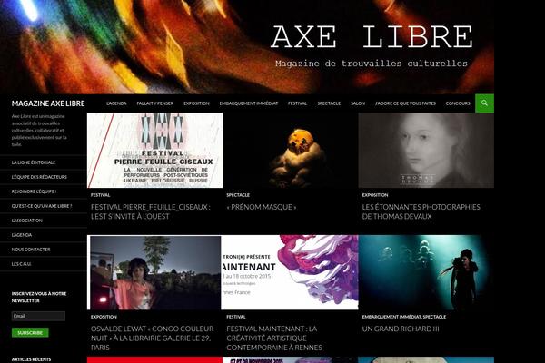 axelibre.com site used Twenty Fourteen