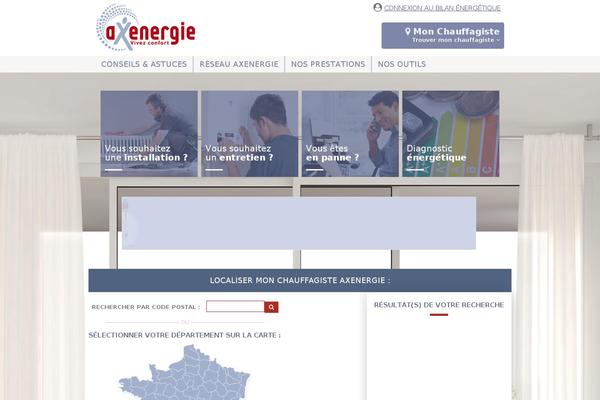 axenergie.eu site used Axenergie
