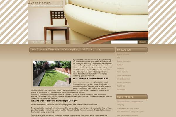 Classic-Chair theme websites examples