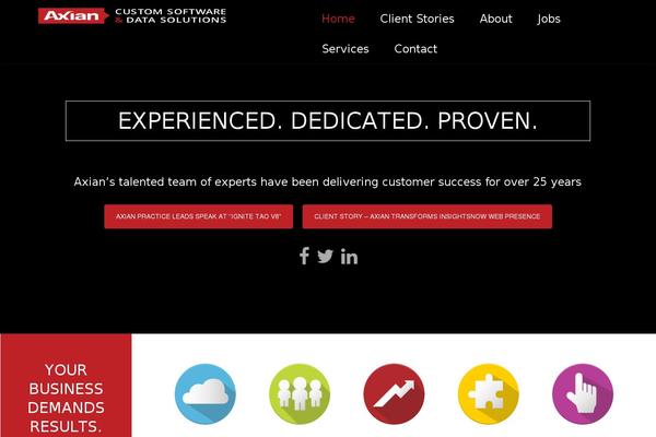 WordPress website example screenshot