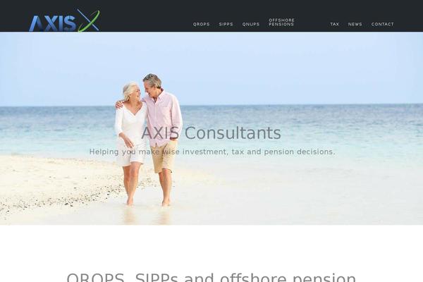 Axis theme site design template sample