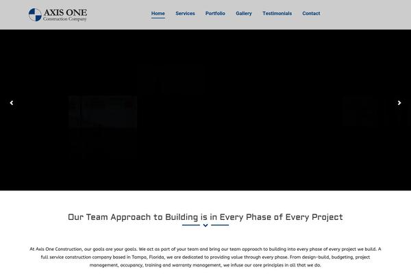 axisoneconstruction.com site used Corporate-child