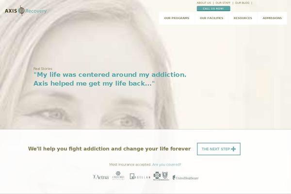 axisresidentialtreatment.com site used Axis_responsive