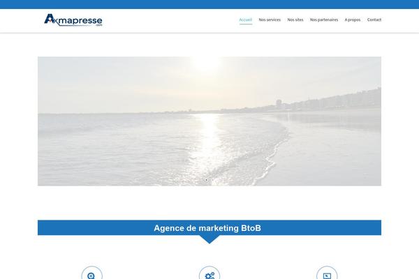 Dante theme site design template sample