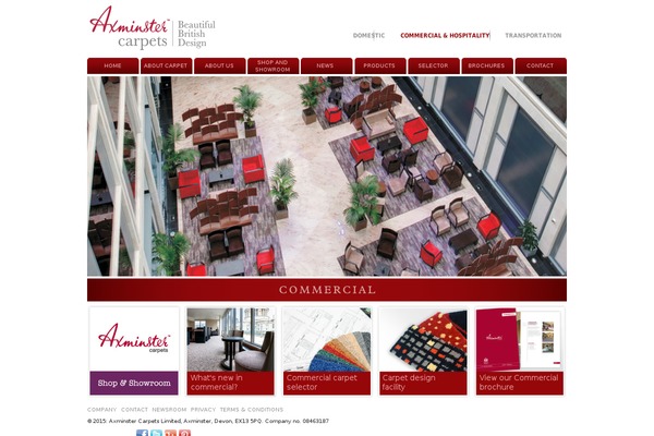 axminstercarpets.co.uk site used Commercial