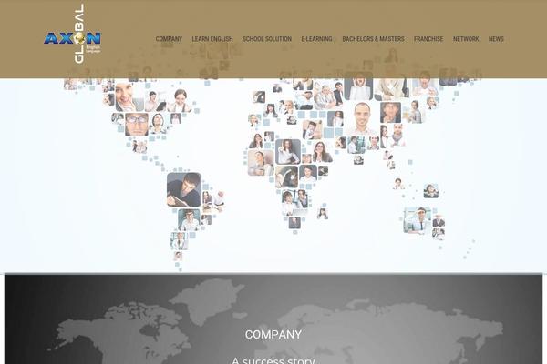 axon-global.com site used Avada