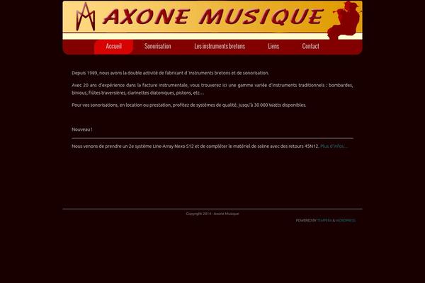 axonemusique.com site used Tempera