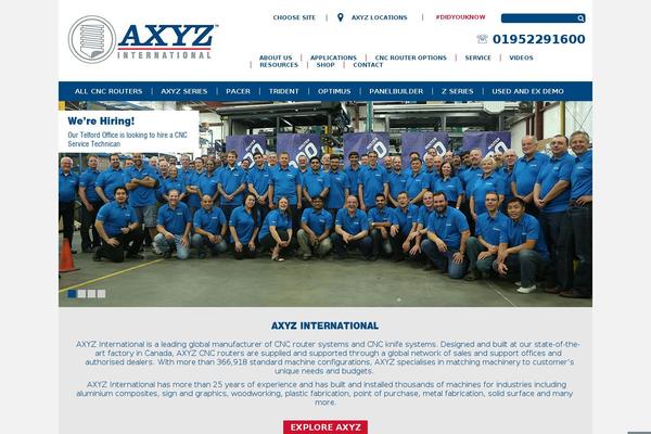 axyz.co.uk site used Axyz